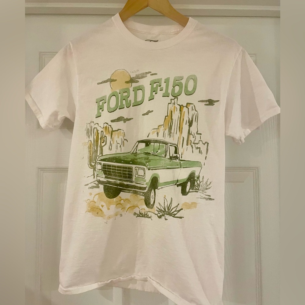 Vintage Ford F-150 White Short Sleeve T-Shirt S